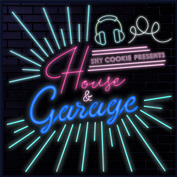 Neon lettering for 'House and Garage'